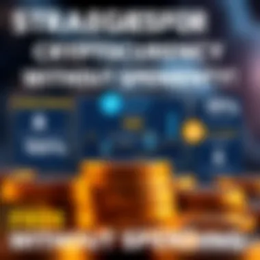 Infographic showcasing strategies for free cryptocurrency acquisition