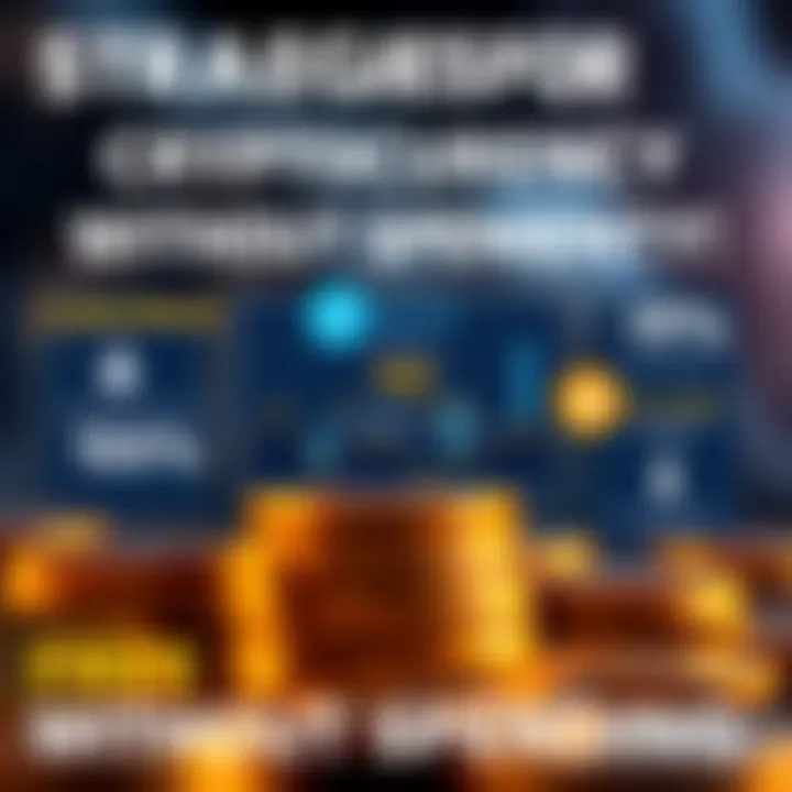 Infographic showcasing strategies for free cryptocurrency acquisition