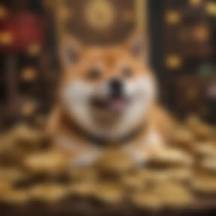 Chart depicting investor sentiment towards Shiba Inu token