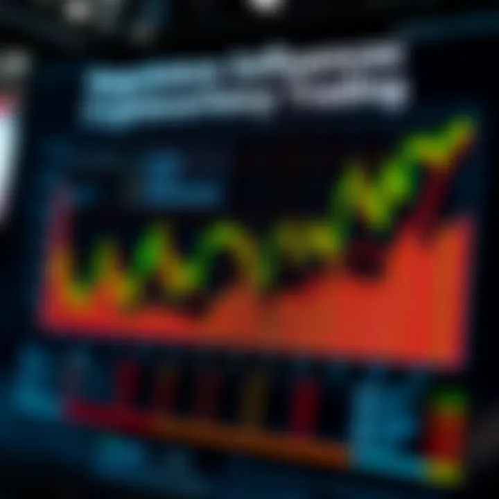 A chart showcasing regulatory impacts on cryptocurrency trading