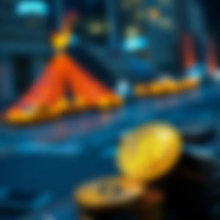 Visual metaphor for regulatory frameworks surrounding Bitcoin