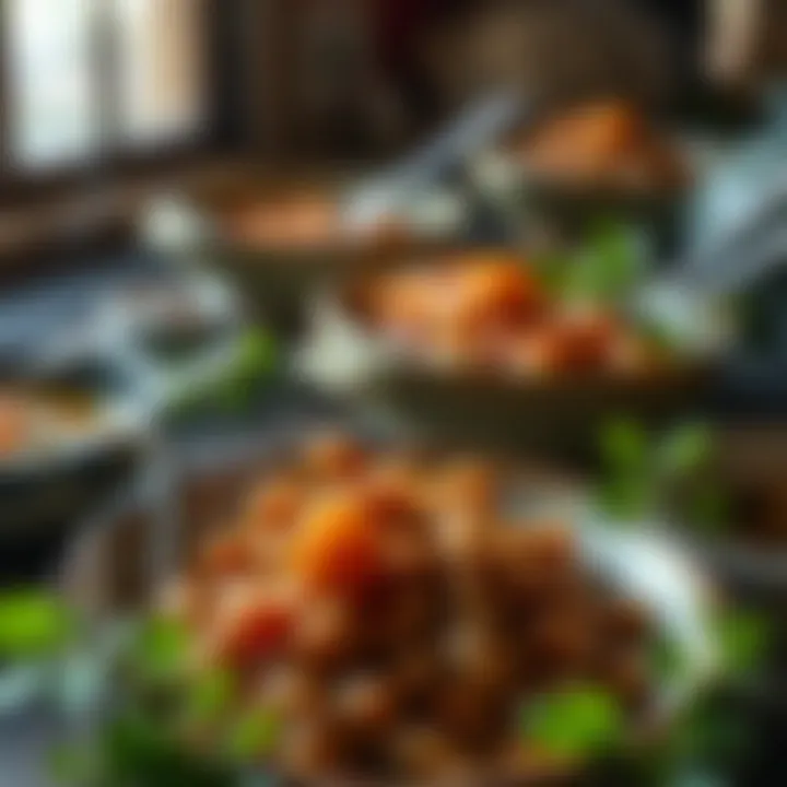 Traditional dishes featuring Azuki beans in a cultural context