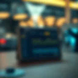 Visual representation of a software wallet interface