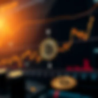 Graph depicting market trends and investor behavior related to Bitcoin