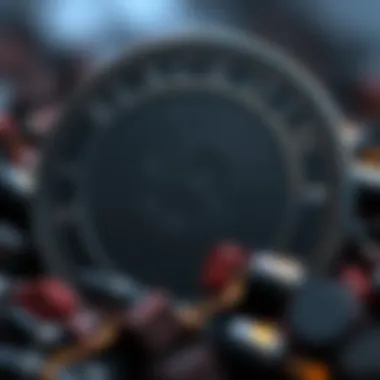 Blackcoin logo representation