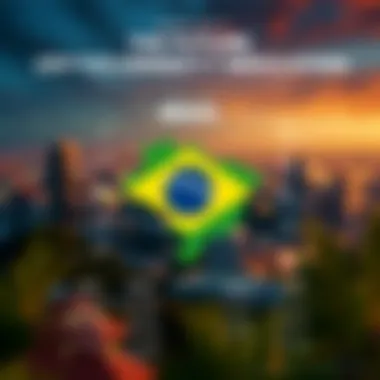 Visual infographic of Brazil's regulatory landscape for cryptocurrency