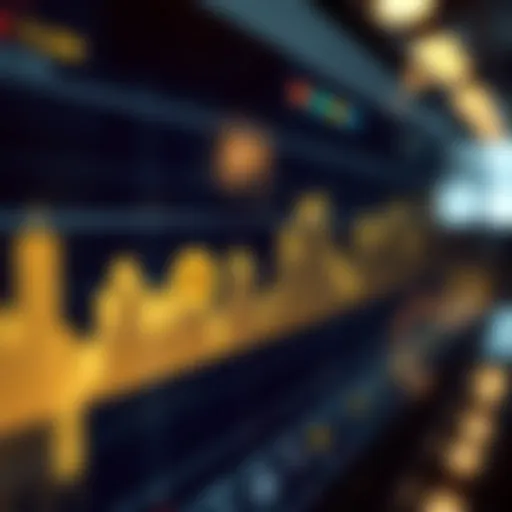 Graph illustrating cryptocurrency price trends
