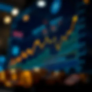 Graph illustrating market trends in cryptocurrency sales