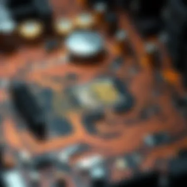 An intricate view of the ASIC Miner E9 showcasing its advanced circuitry