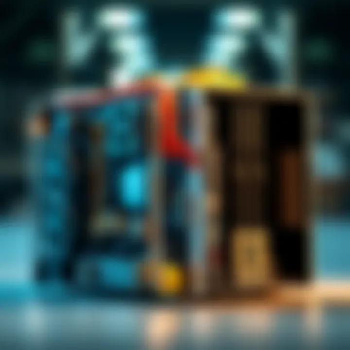 A detailed architectural breakdown of the ASIC Miner E9 highlighting its components