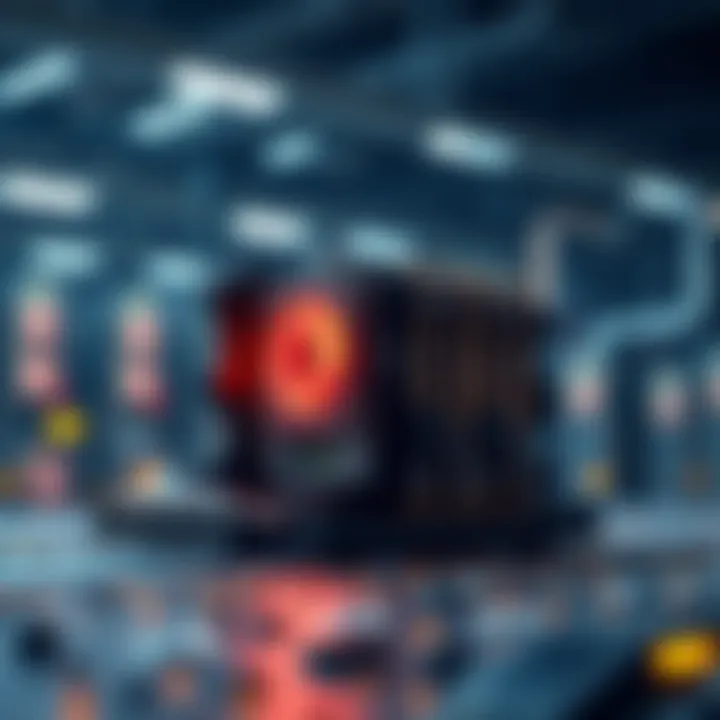 Visualization of the market positioning of the ASIC Miner E9 within the crypto mining landscape