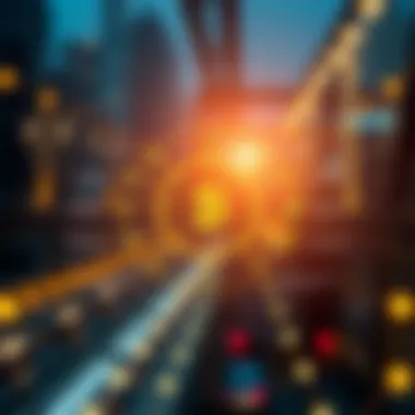 Diagram illustrating cryptocurrency network functionality