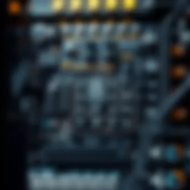 Schematic diagram of ASIC miner architecture