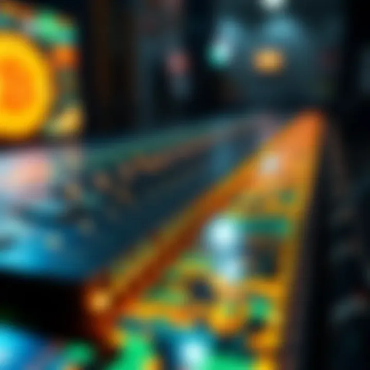 A digital ledger showcasing blockchain technology