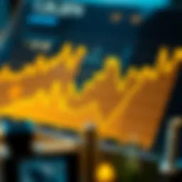 Graph depicting cryptocurrency growth potential