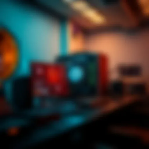 High-performance PC setup for cryptocurrency mining