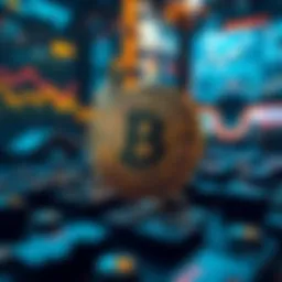 Conceptual illustration of digital assets influencing finance