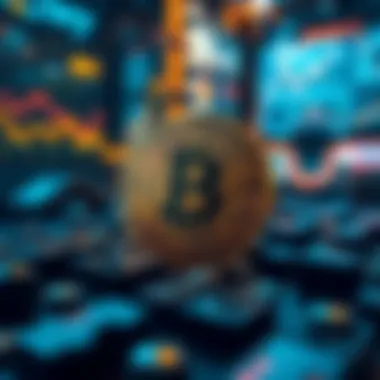 Conceptual illustration of digital assets influencing finance