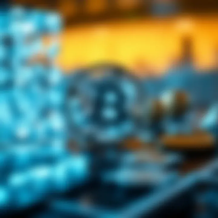 An abstract representation of blockchain technology and its implications