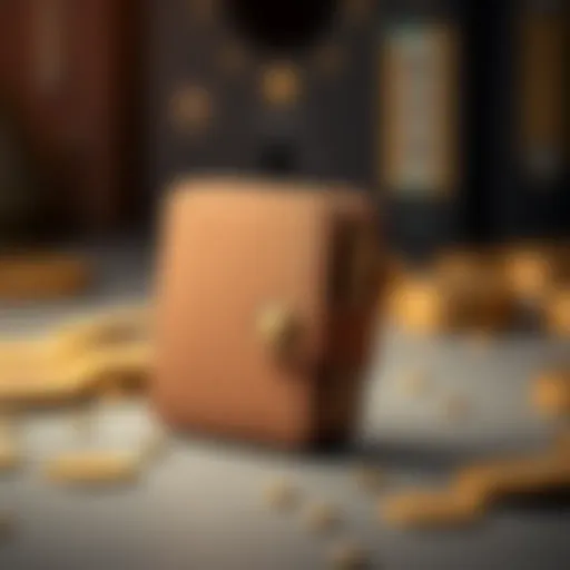 Illustration showcasing the unique design of the Eeyore Wallet.