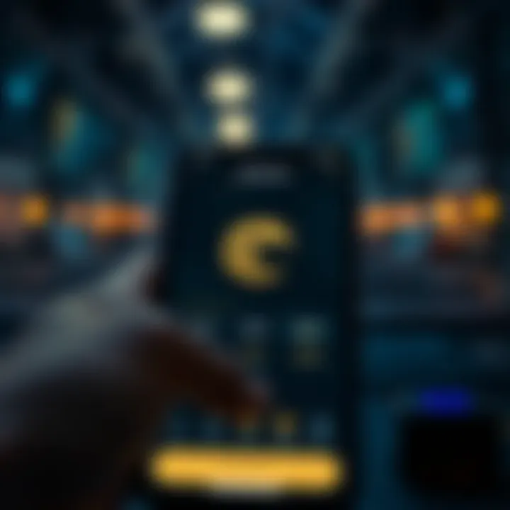 User Interface of the Electrum App