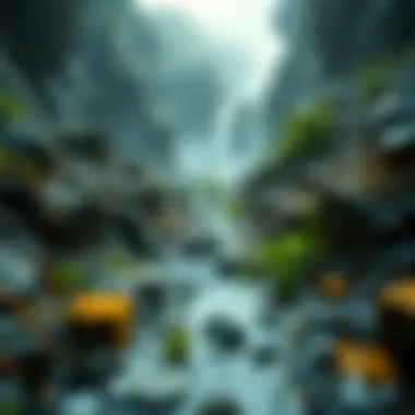 Infographic depicting environmental impact of mining in immersive platforms