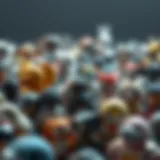 A digital representation of various NFTs showcasing their diversity