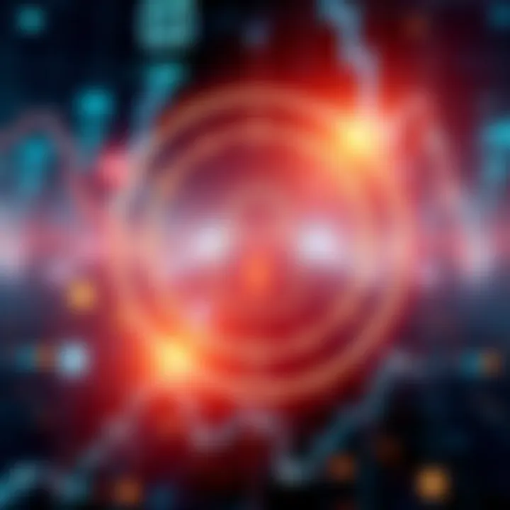 Security measures in currency trading apps with lock and shield symbols