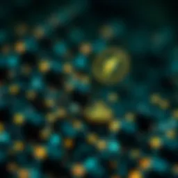 Conceptual representation of Evergrow Coin's innovative blockchain technology