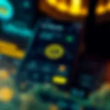 Lifecoin App Interface Overview of Lifecoin app interface showcasing features.