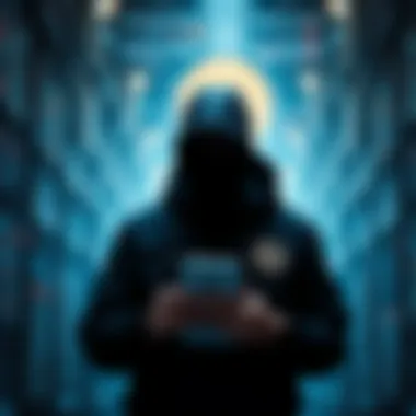 Security in Cryptocurrency Apps Illustration of security measures in cryptocurrency applications.