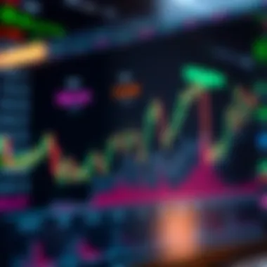 Graph showcasing cryptocurrency trends