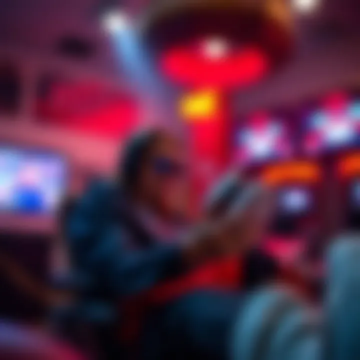 Conceptual image representing financial rewards from gaming