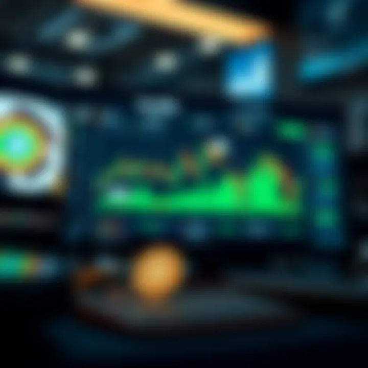 Diverse cryptocurrency portfolio displayed on a screen