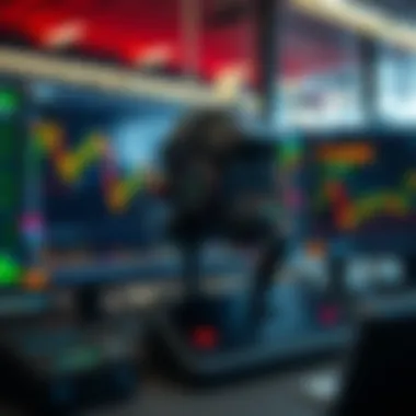 Modern cryptocurrency trading interface