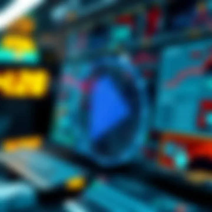 A visual representation of transaction processes in blockchain technology