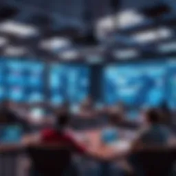 A virtual classroom setting in the metaverse
