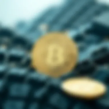 Blockchain technology concept for stablecoins