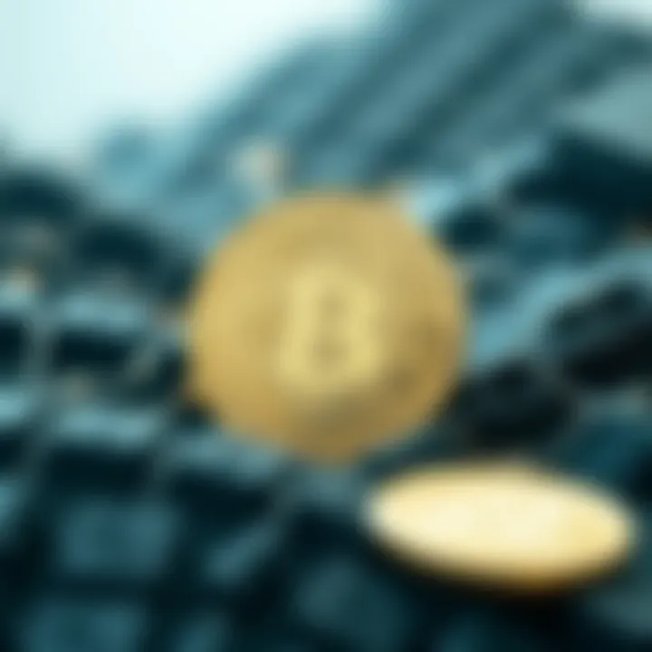 Blockchain technology concept for stablecoins