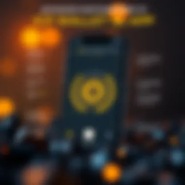 Infographic presenting advanced functionalities of the ICP Wallet App for cryptocurrency management