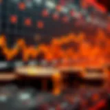 Conceptual representation of cryptocurrency trading dynamics