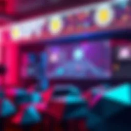 Vibrant illustration representing Polygon NFTs