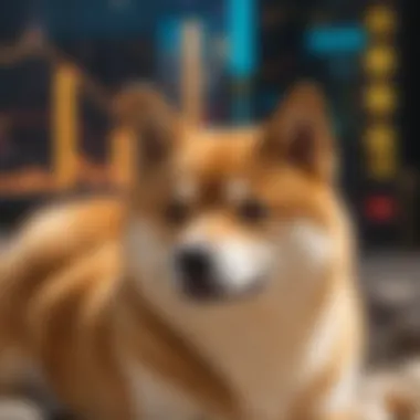 Graph showcasing Shiba Inu price trends over time