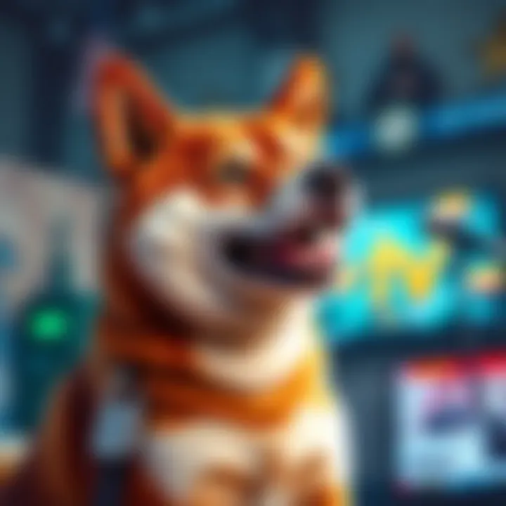A vibrant collage illustrating the rise of Shiba Inu TV in modern entertainment.