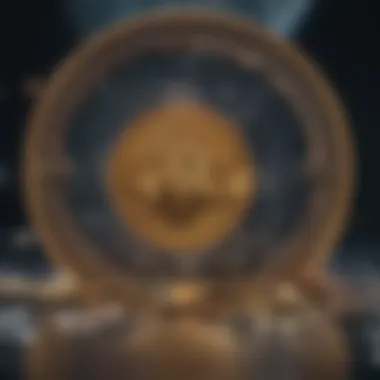 Visual representation of risks and returns in cryptocurrency investment