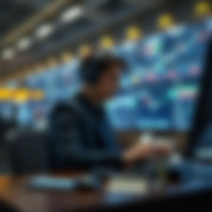 Customer support options in a trading platform