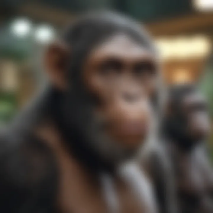 Cultural icons of apes in digital communities