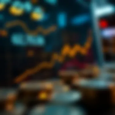 Graph showing the market trends for tungsten coins over time