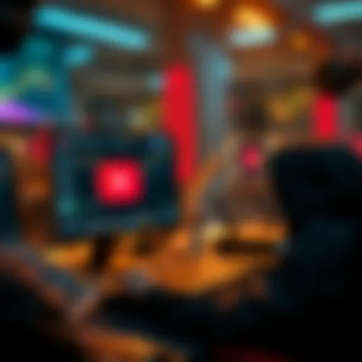 Visual representation of crypto trading strategies on YouTube