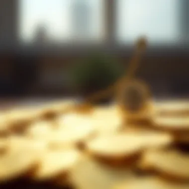 A conceptual image symbolizing financial growth through cryptocurrency